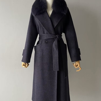 Leonie long fur coat
