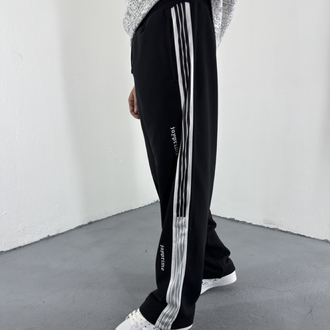 Nakış ve Şerit Detaylı Baggy Eşofman