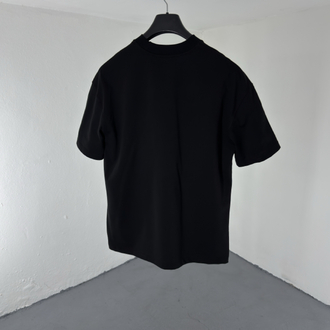 Over Size Basic Siyah T-Shirt