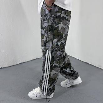 Kamuflaj Paraşüt Jogger Yeşil