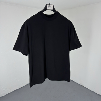 Over Size Basic Siyah T-Shirt