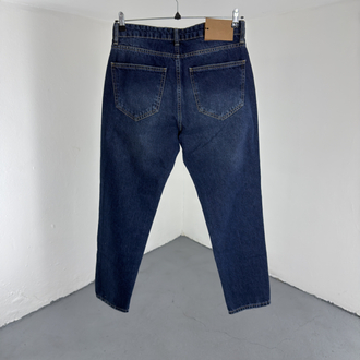 Boyfriend Koyu Mavi Jean