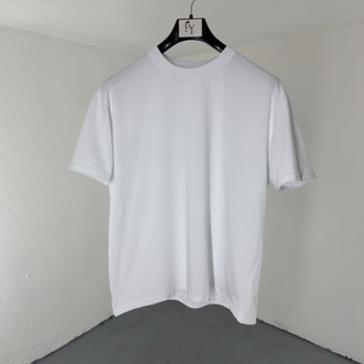Boxy Fit Basic T-Shirt beyaz