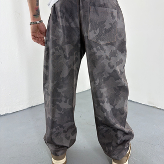 Urban Camo Wide Leg Pant