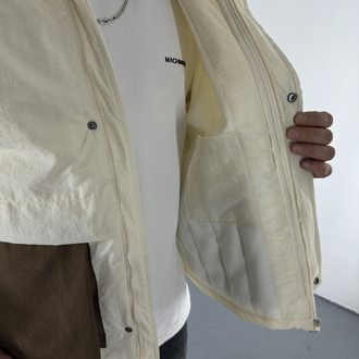 UNSUITABLE OverSize Mont Ekru&Kahverengi