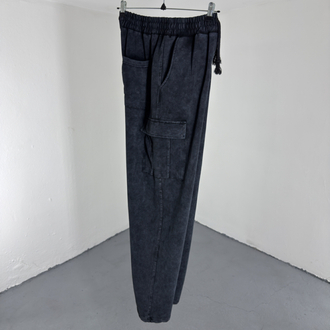Kargo Cep Yıkamalı Baggy Eşofman