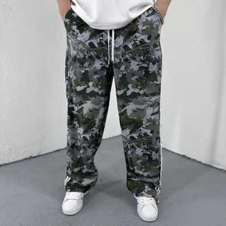 Kamuflaj Paraşüt Jogger Yeşil