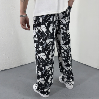 Kamuflaj Paraşüt Jogger Siyah