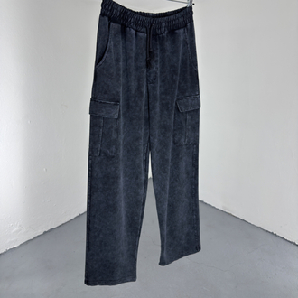 Kargo Cep Yıkamalı Baggy Eşofman