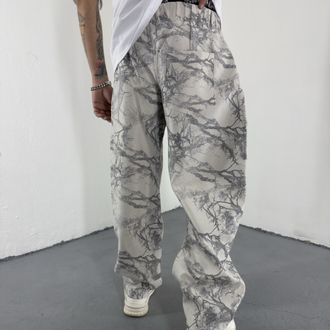 Deadwood Pattern Wide Leg Pant