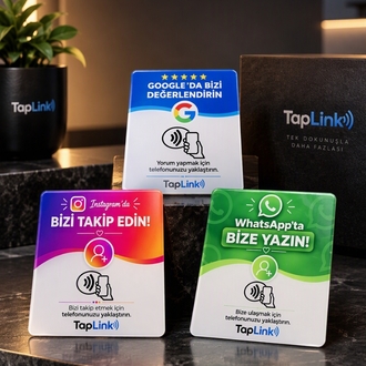 TapLink Google Yorum ve Beğeni Kartı
