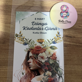 Kadınlar günü özel magnet
