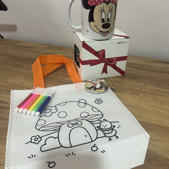 Mini mause kupa ve boyama çantası