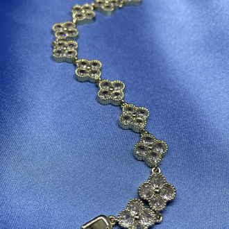 Premium İthal Gold Yonca Bileklik