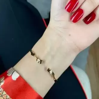Zerya Altın Kaplama Bakır Bileklik