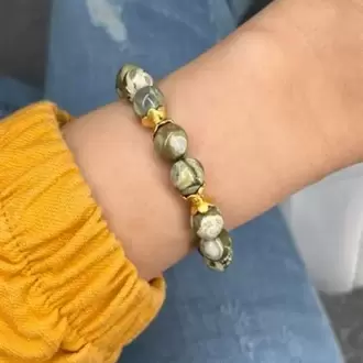 İçsel Yolculuk Bilekliği – Riyolit (Rhyolite)