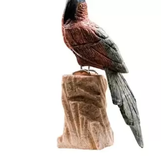 Krizokol Doğal Taş Papağan (El Oyması)