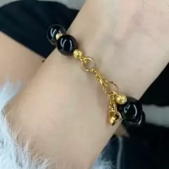 Obsidyen Bileklik
