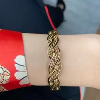 Niva Altın Kaplama Bakır Bileklik
