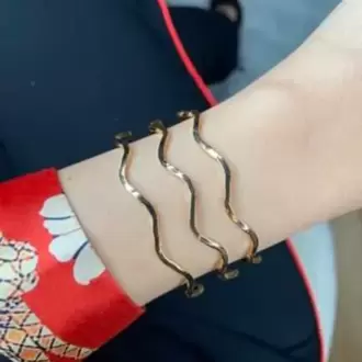 Almira Altın Kaplama  Bakır Bileklik