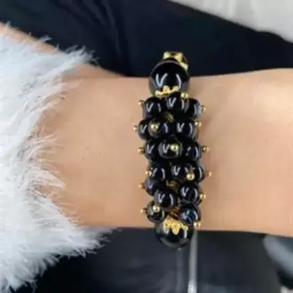 Obsidyen Bileklik