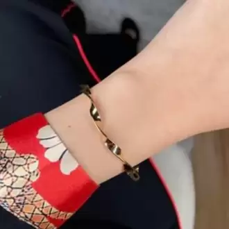 Zerya Altın Kaplama Bakır Bileklik