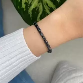 Hematit Doğal Taş Bileklik