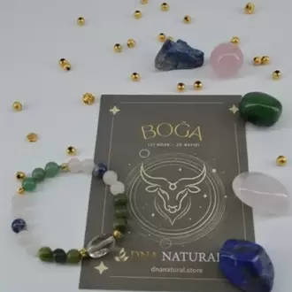 Boğa Burcu Zodyak Doğal Taş Bileklik
