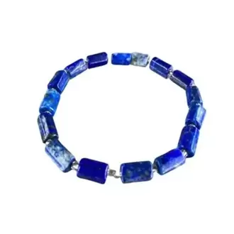 Lapis Lazuli Doğal Taş Kapsül Bileklik