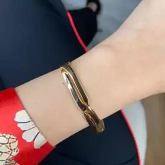 Tuana Altin Kaplama Bakır Bileklik 