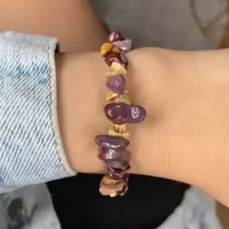 Mokait Jasper Doğal Taş Bileklik