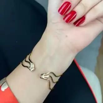 Almira Altın Kaplama  Bakır Bileklik