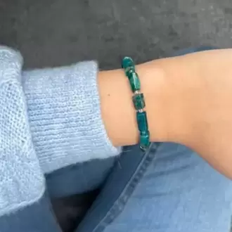 Apatit Doğal Taş Kapsül Bileklik