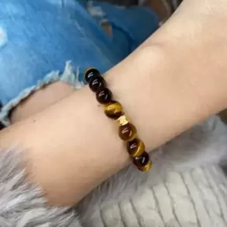 Kalpan Gözü Bileklik 24K Altın Kaplama