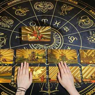 Gold Foil Panoromic Tarot