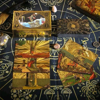 Gold Foil Panoromic Tarot