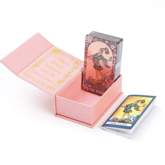 Gold Foil Tarot Gül Serisi 