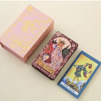 Gold Foil Tarot Gül Serisi 