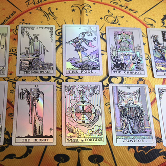 Gold Foil Sılver Tarot 
