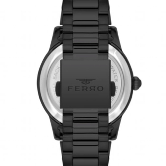 Ferro Siyah Çelik Kordon Erkek Kol Saati F31445A-G