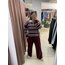 Bordo triko pantolon