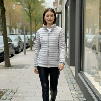 Lumberjack Gri Fermuarlı Cepli Mont