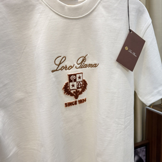 Loro Piana Nakıs İşlemeli T-shirt