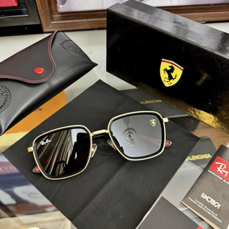 Ray-Ban Ferrari gold çerçeve 