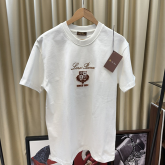 Loro Piana Nakıs İşlemeli T-shirt