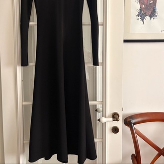ZARA WOMAN UZUN SİYAH ELBİSE