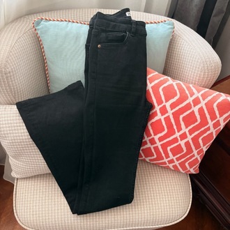 ZARA SİYAH İSPANYOL PAÇA JEAN