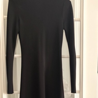 ZARA WOMAN UZUN SİYAH ELBİSE