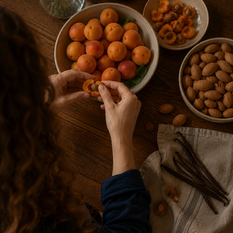Vanilyalı ve Bademli Kayısı Marmelatı
