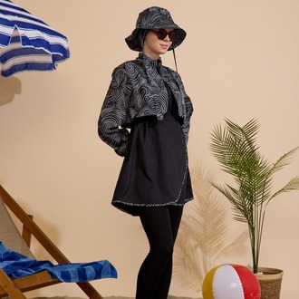 Kadın Tesettür Mayo 5'li Set Yarım Kapama Fermuarlı. 1.599,00 TL